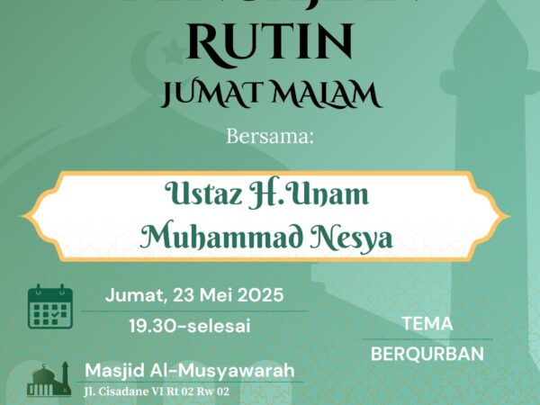 Pengajian Jumat malam Sabtu